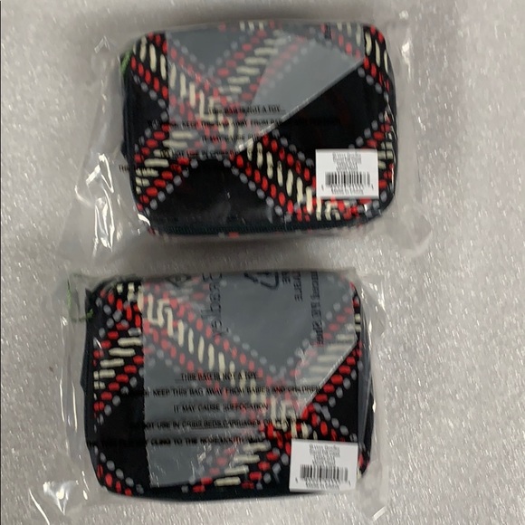 Vera Bradley 2 Minsk Plaid Travel Pill Cases Daily - Picture 2 of 2